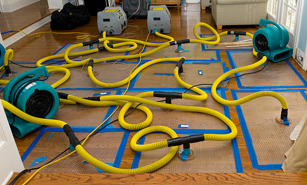 Professional Burst Pipe Water Damage technician working in Monroe, NC